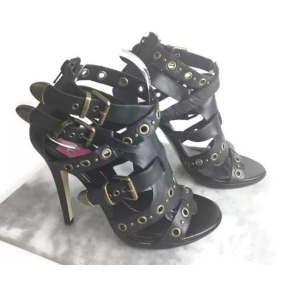 Dolce Vita NEW Leather Sandals Stud Platform Heels